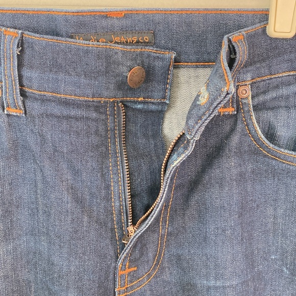 NUDIE JEANS Thin Finn in Dry Ecru Embo Size 31 - Picture 9 of 13